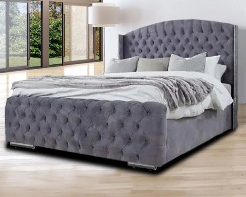 Country Stylish Luxury Bed Only Furniture