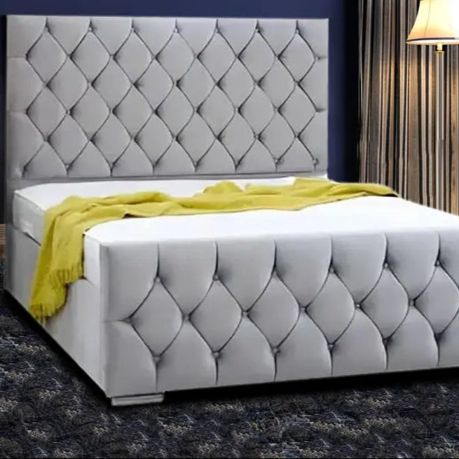 Isabella Beautiful Dotted Bed Only Furniture
