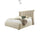 Madrid Wingback Curved Dotted Bed