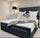 Podgorica Plain Border Upholstered Bed