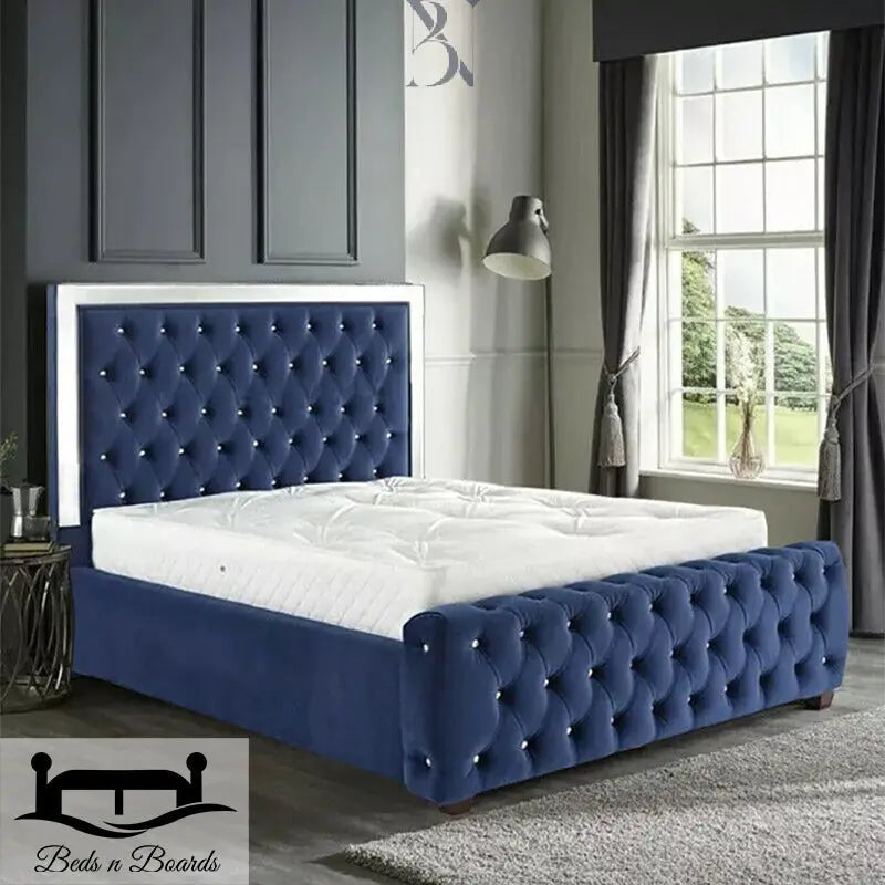 New Elegant Ryslne Design Upholstered Bed