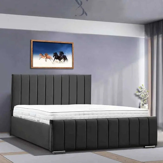 Pristina Panelled Upholstered Bed