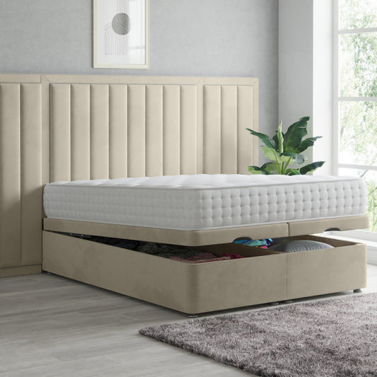 2025 Barnie Extended Headboard Ottoman Divan Bed